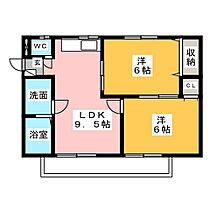 ホワイトヴィラ長太  ｜ 三重県鈴鹿市長太新町１丁目（賃貸アパート2LDK・1階・47.20㎡） その2