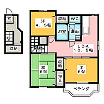 クレストール磯II  ｜ 三重県鈴鹿市算所１丁目（賃貸アパート3LDK・2階・66.07㎡） その2