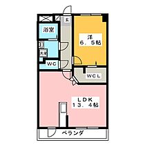 ルネス　チャービル  ｜ 三重県鈴鹿市末広東（賃貸マンション1LDK・2階・47.70㎡） その2