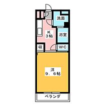 セントリバーヒルズひばりが丘II  ｜ 三重県鈴鹿市岸岡町（賃貸マンション1K・2階・30.60㎡） その2