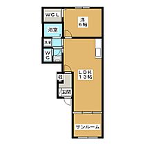 ミルキーV  ｜ 三重県鈴鹿市神戸本多町（賃貸アパート1LDK・1階・50.29㎡） その2