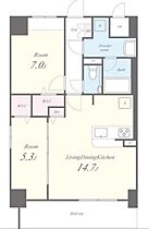 La maison de clochette 405 ｜ 三重県鈴鹿市東旭が丘３丁目722-5(地番)（賃貸マンション2LDK・4階・61.23㎡） その2