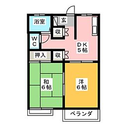 🉐敷金礼金0円！🉐フレグランスＨＡＹＡＭＡ　Ａ