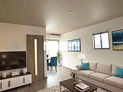 グラシアカーサ 1A 1階1LDKのリビング/ダイニング