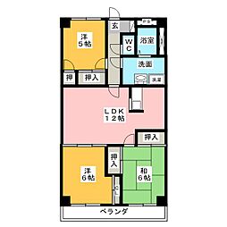 グランシャリオ 3LDKの間取図画像