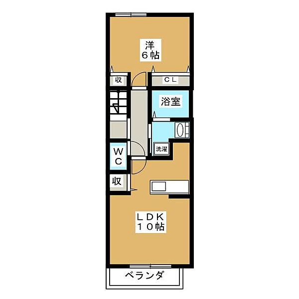 さらいI ｜三重県桑名市大字和泉(賃貸アパート1LDK・2階・42.80㎡)の写真 その2
