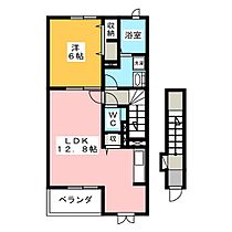 エスペランサII  ｜ 三重県桑名市大字江場（賃貸アパート1LDK・2階・49.14㎡） その2