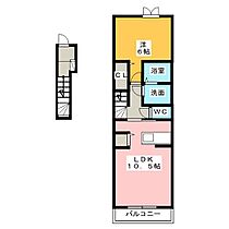 GM　グローリー　II  ｜ 三重県桑名市長島町押付（賃貸アパート1LDK・2階・44.97㎡） その2