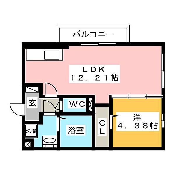 Sun　Quest ｜三重県桑名市大字矢田(賃貸アパート1LDK・2階・40.28㎡)の写真 その2