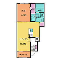 ライン　メゾン　II 102 ｜ 三重県桑名市長島町鎌ケ地字本村301（賃貸アパート1LDK・1階・50.05㎡） その2