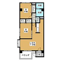 メゾンソレイユ  ｜ 三重県桑名市大字蓮花寺（賃貸マンション2LDK・1階・61.13㎡） その2