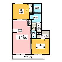 カーサ　ブラーノ  ｜ 三重県桑名市大字江場（賃貸マンション2LDK・2階・61.45㎡） その2