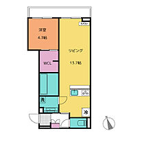 D-chambre掛樋 203 ｜ 三重県桑名市掛樋11-1、12（賃貸アパート1LDK・2階・42.77㎡） その2