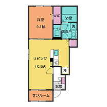 ブランドール樹IV　Ｂ 101 ｜ 三重県桑名市大字小貝須342-1（賃貸アパート1LDK・1階・50.01㎡） その2