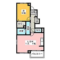 カーザ　エスペランサA棟  ｜ 三重県桑名市大字江場（賃貸アパート1LDK・1階・45.06㎡） その2