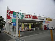 ドラッグストア 「スギ薬局まで860m」