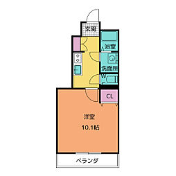 レオーネ 1階1Kの間取り