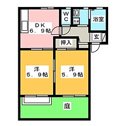 間取図画像 2DK