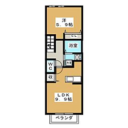 間取図画像 1LDK