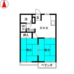 間取図画像 2DK