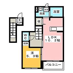 ユングランス1 1LDKの間取図画像
