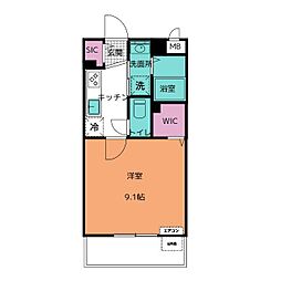 bijoux 1Kの間取図画像