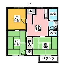 エンディングシティ  ｜ 三重県度会郡玉城町佐田（賃貸アパート3DK・2階・49.00㎡） その2