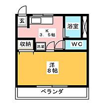 サンソンハイツ  ｜ 三重県伊勢市御薗町高向（賃貸マンション1K・3階・23.14㎡） その2