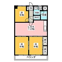 ハムステッドコート  ｜ 三重県伊勢市久世戸町（賃貸マンション3LDK・2階・63.06㎡） その2