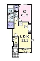 KuKuna　A 102 ｜ 三重県伊勢市御薗町新開755（賃貸アパート1LDK・1階・43.61㎡） その2