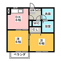 ロマン樹  ｜ 三重県多気郡明和町大字馬之上（賃貸アパート2K・1階・39.39㎡） その2