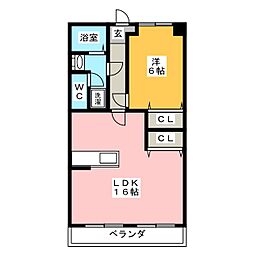 間取図画像 1LDK