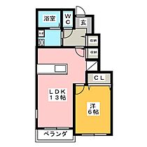 オアシス　ガーデン  ｜ 三重県亀山市高塚町（賃貸アパート1LDK・1階・45.82㎡） その2