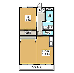 間取図画像 1LDK