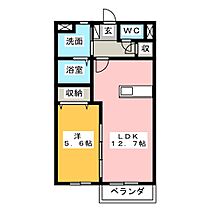 ルーチェ塚本  ｜ 三重県松阪市塚本町（賃貸マンション1LDK・1階・44.83㎡） その2