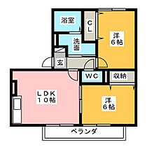 ｆｉｎｄ　ｂｉｒｄｉｅ　Ａ  ｜ 三重県松阪市肥留町（賃貸アパート2LDK・1階・50.50㎡） その2