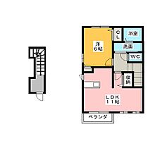 ルミナーレＢ  ｜ 三重県松阪市大津町（賃貸アパート1LDK・2階・46.09㎡） その2