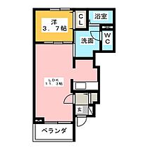 アレグリア　II棟  ｜ 三重県松阪市大津町（賃貸アパート1LDK・1階・37.13㎡） その2