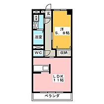 シャンティーク  ｜ 三重県松阪市塚本町（賃貸マンション1LDK・8階・42.30㎡） その2