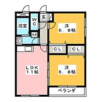 グットタウン  ｜ 三重県松阪市久保町（賃貸マンション2LDK・2階・55.00㎡） その2