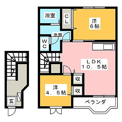 メゾンジュンの森A_間取り_0