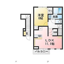 間取図画像 1LDK