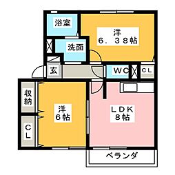 🉐敷金礼金0円！🉐コスモスハウスＥ