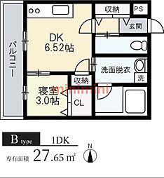 間取図画像 1DK