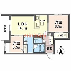 物件の間取り