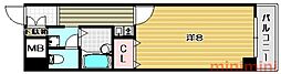 エトワールファイブ 1Kの間取図画像