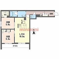 物件の間取り