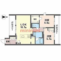 物件の間取り