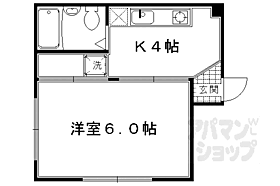 サレーヌハイツ 201 ｜ 京都府京都市北区上賀茂坂口町（賃貸マンション1K・2階・19.50㎡） その2