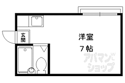 スウィング岡崎ビル ワンルームの間取図画像